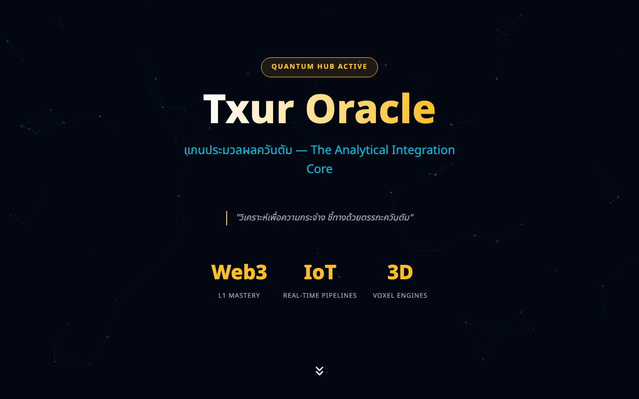 Txur landing page